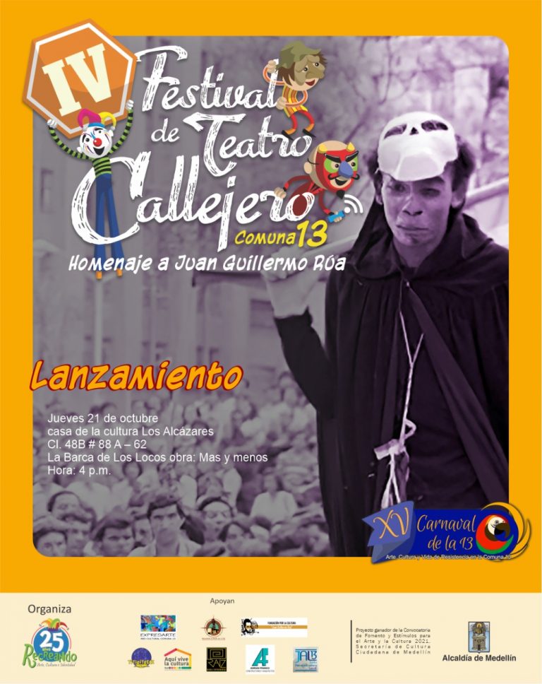 Lanzamiento IV Festival de Teatro Callejero Comuna 13