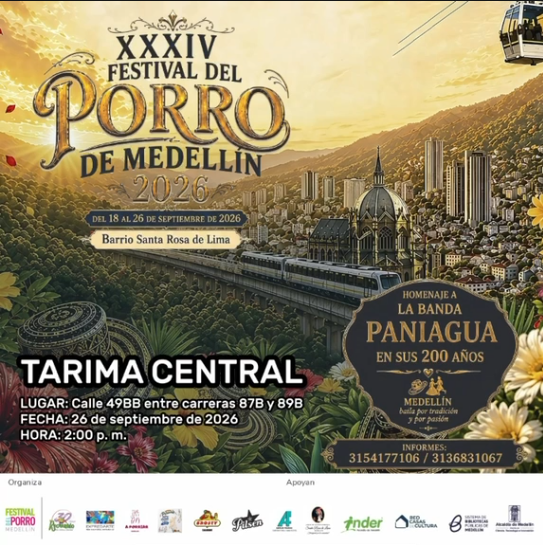 Tarima central festival del porro